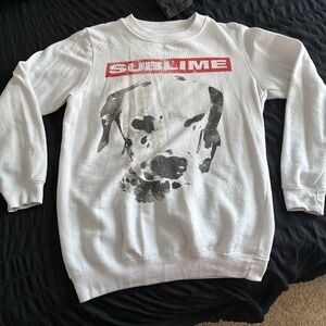 Sublime Lou Dog White Sweater